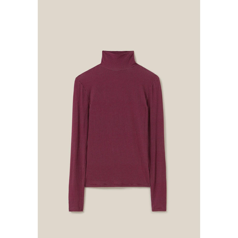 Fitted Funnel Neck Top