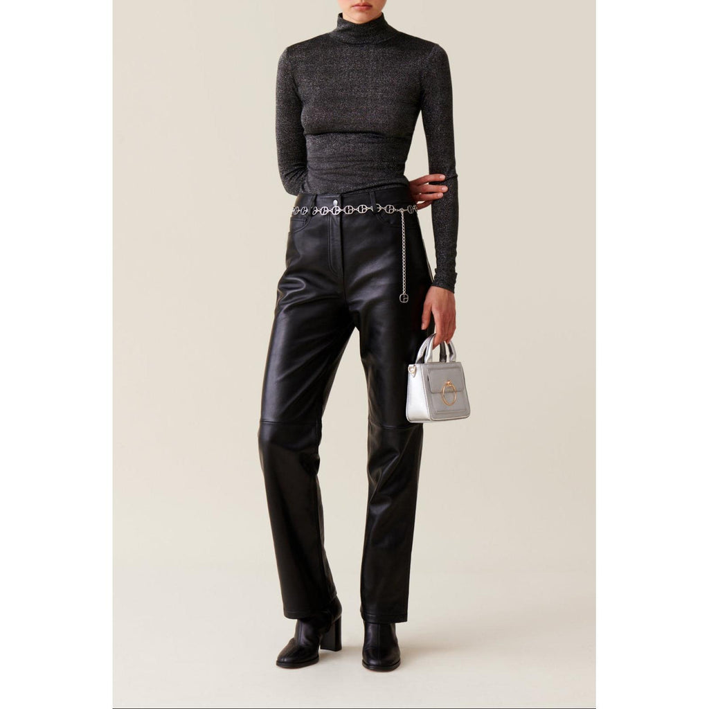 Sous-Pull Jersey Brillant Col Haut