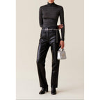 Sous-Pull Jersey Brillant Col Haut