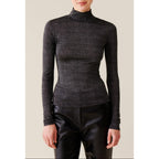 Sous-Pull Jersey Brillant Col Haut
