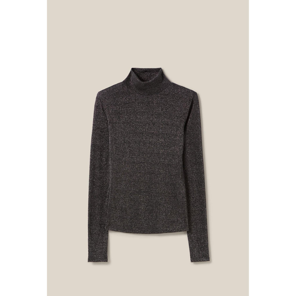 Sous-Pull Jersey Brillant Col Haut