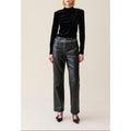 Claudie Pierlot - Fitted Black Velvet Top