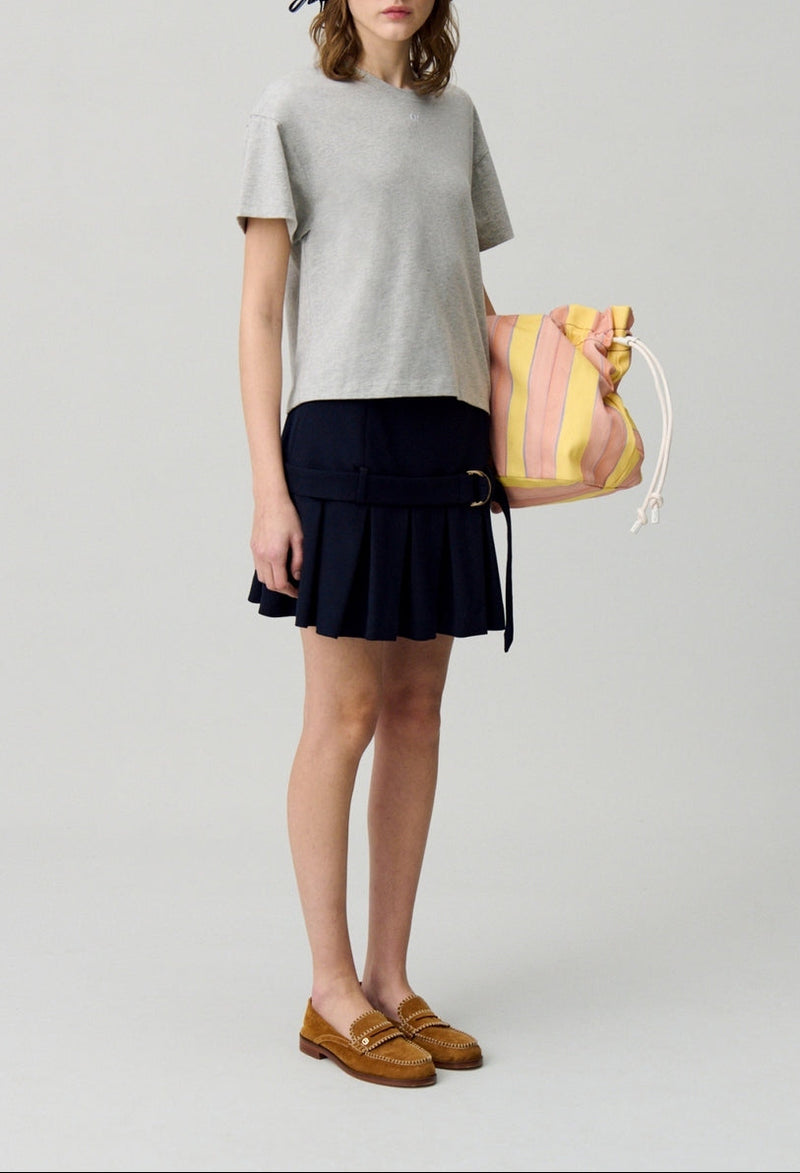 T-Shirt Theresebis Gris Clair Chine