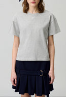 T-Shirt Theresebis Gris Clair Chine