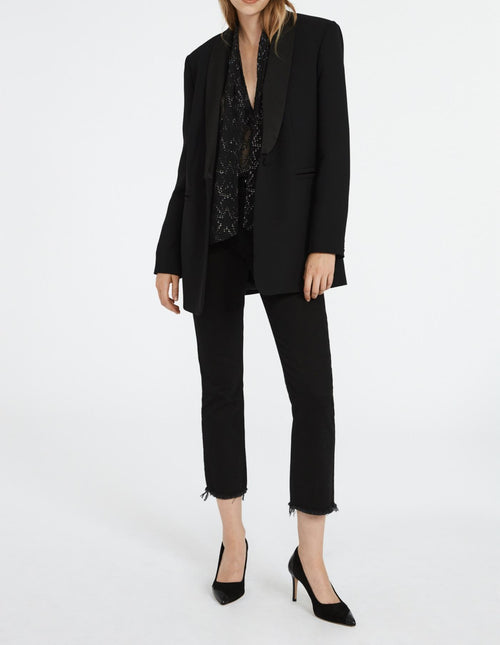 Claudie Pierlot - Chaqueta Winner - Negra