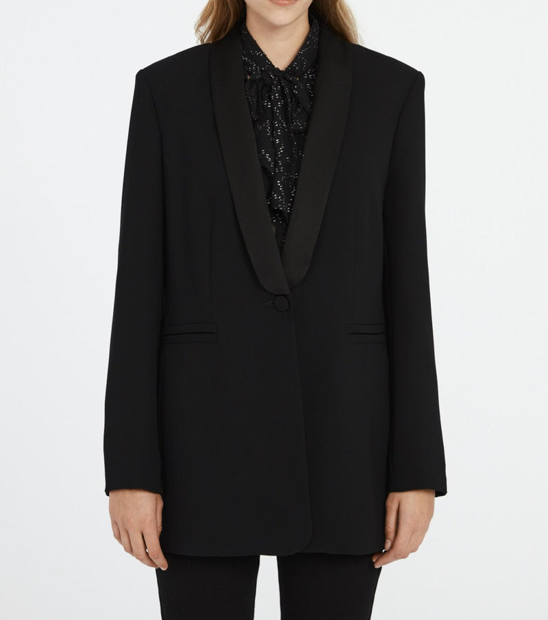 Claudie Pierlot - Chaqueta Winner - Negra