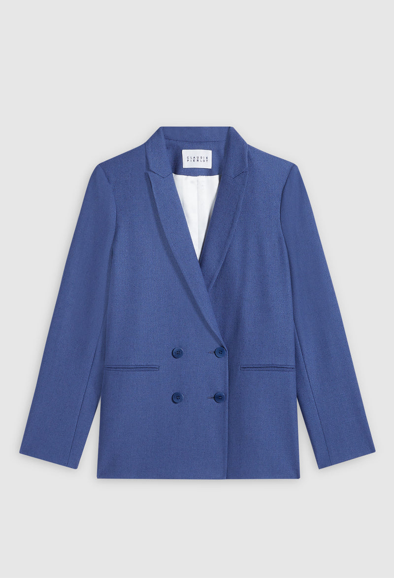 Claudie Pierlot - Veste Tailleur Verlaine - Bleu Ocean