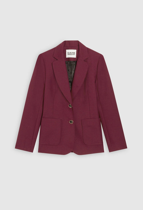 Claudie Pierlot - Suit Jacket - Vatel - Burgundy