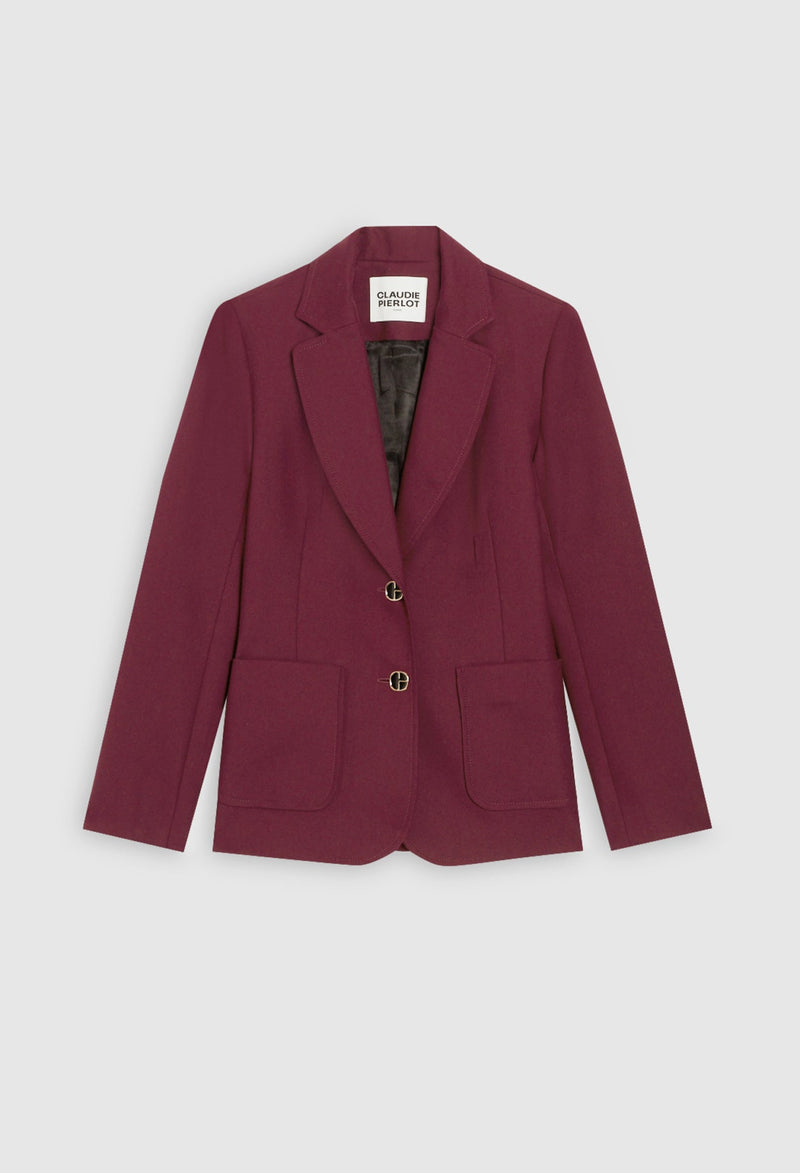 Claudie Pierlot - Chaqueta de traje - Vatel - Burdeos