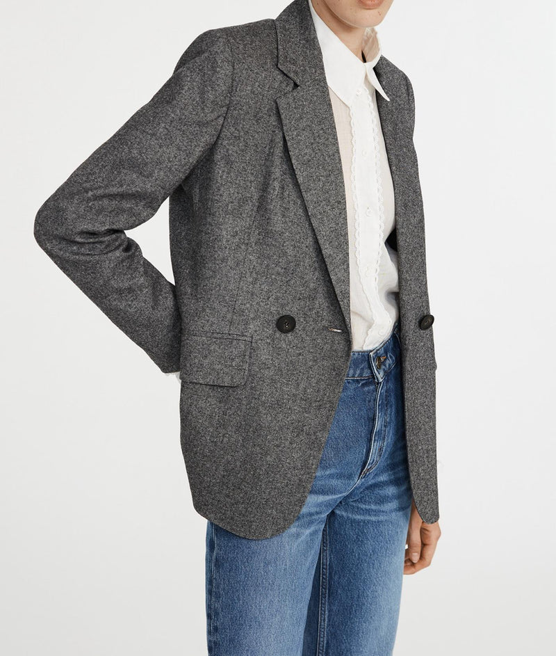 Claudie Pierlot - Veste Tailleur - Villaga - Gris Chine