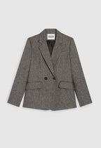 Claudie Pierlot - Tailored Jacket - Villaga - Marl Grey