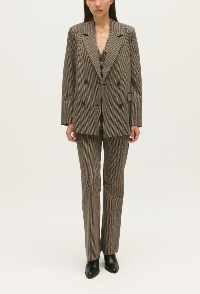 Claudie Pierlot - Veste Tailleur - Vimy Bis - Chocolat