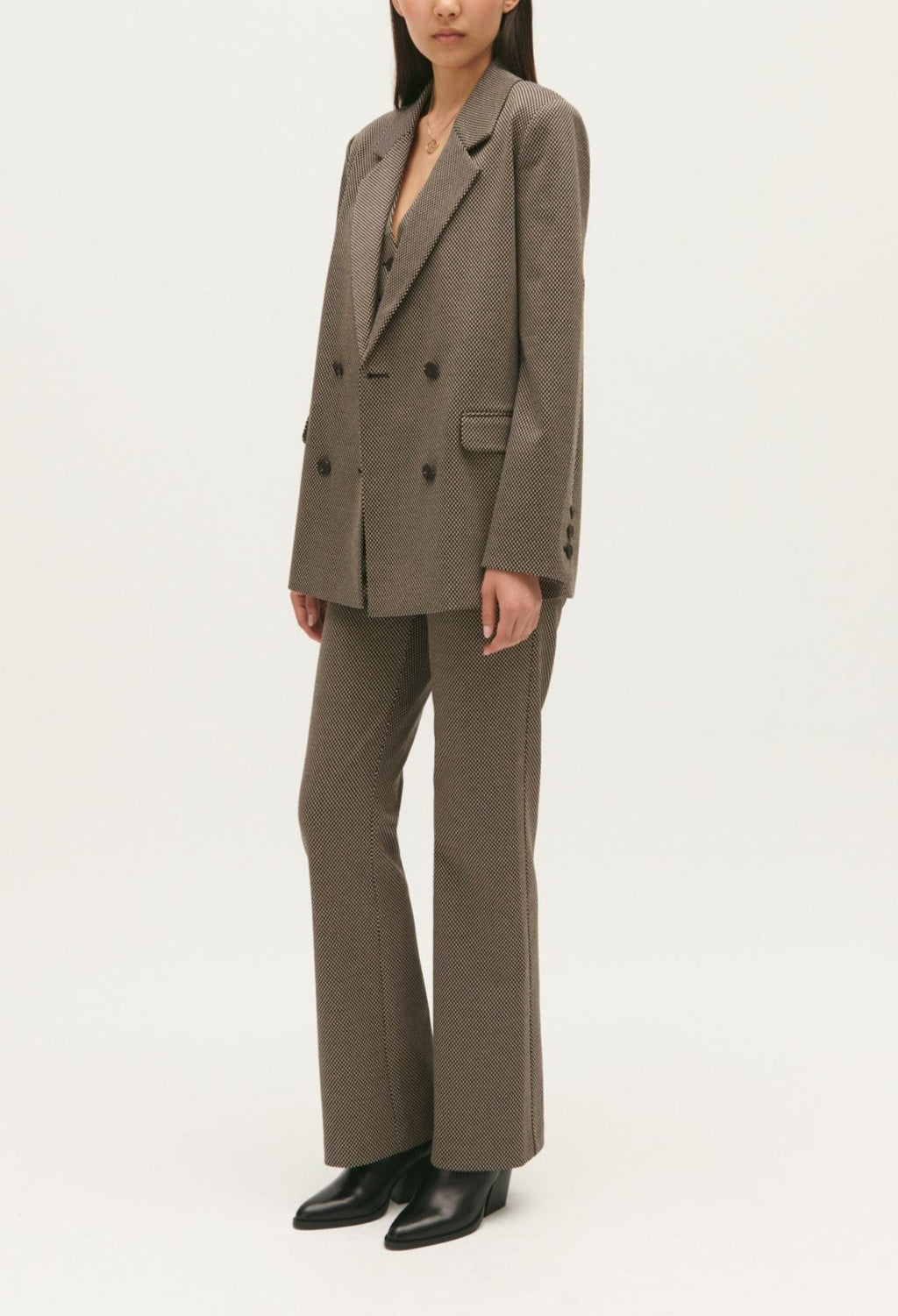 Claudie Pierlot - Veste Tailleur - Vimy Bis - Chocolat