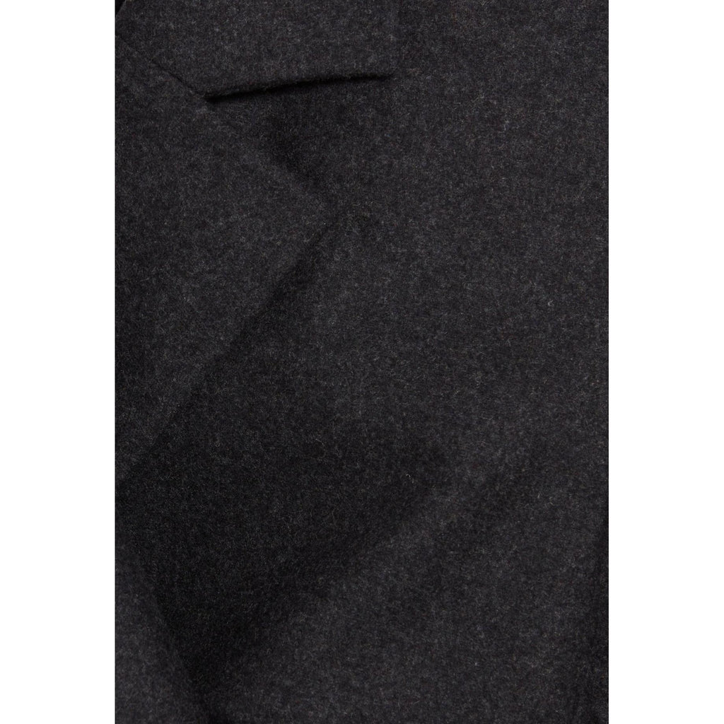 Chaqueta de Traje Corta Gris Jaspeado