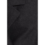 Chaqueta de Traje Corta Gris Jaspeado