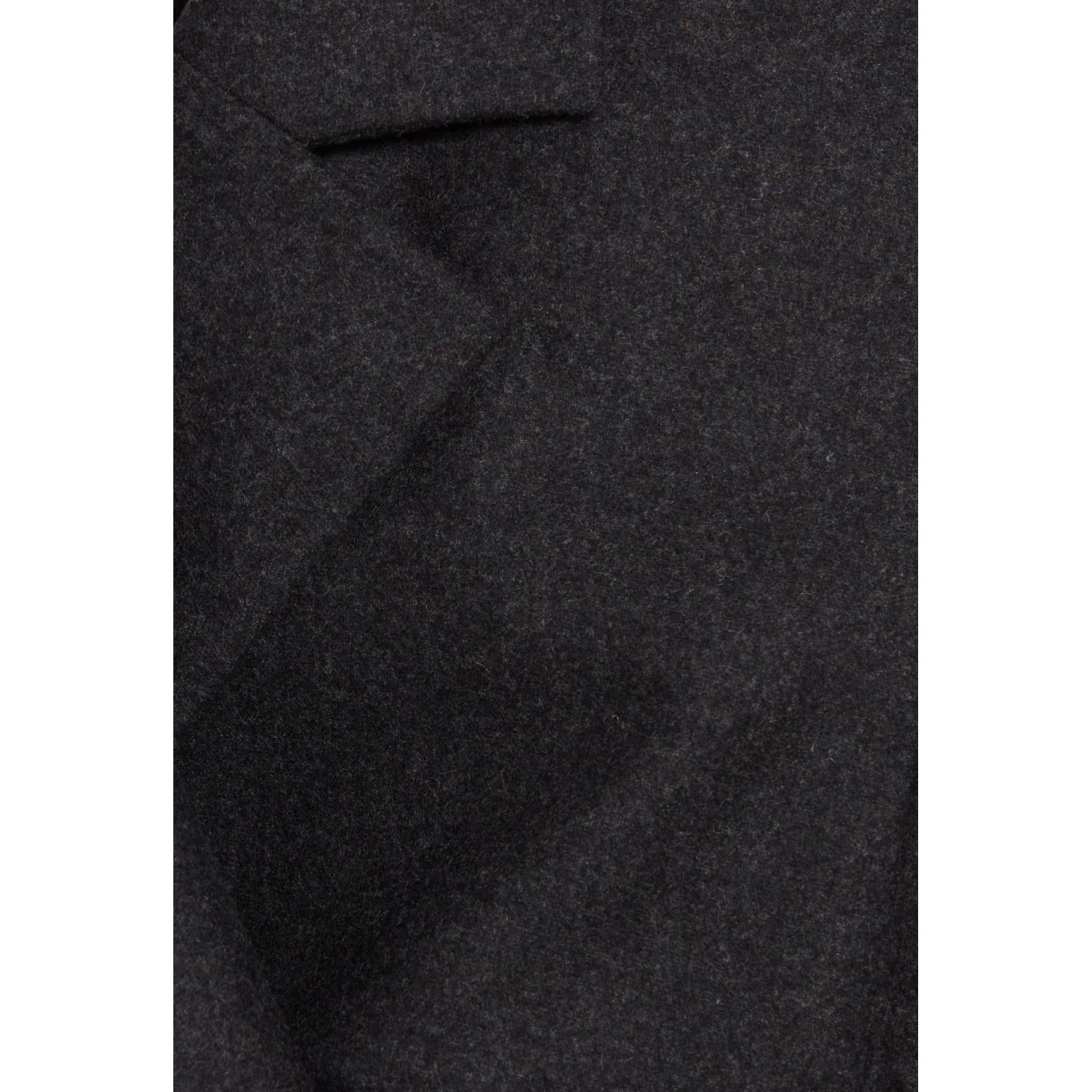 Chaqueta de Traje Corta Gris Jaspeado
