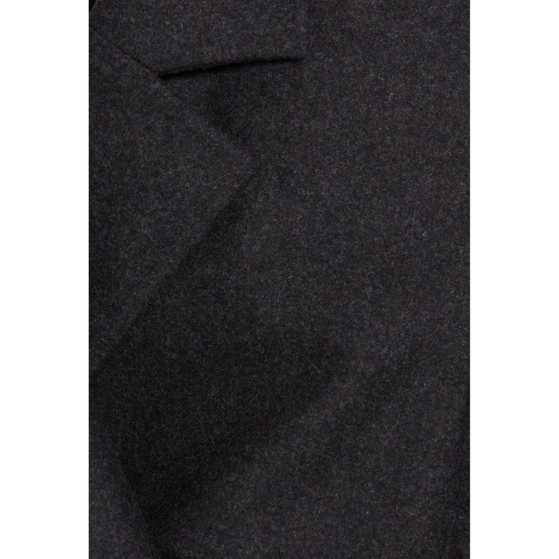 Chaqueta de traje corta gris jaspeado