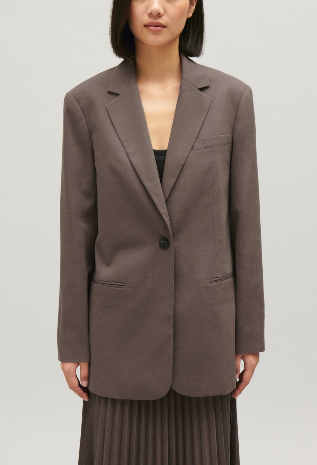 Claudie Pierlot - Verso Tailored Jacket - Iced Brown
