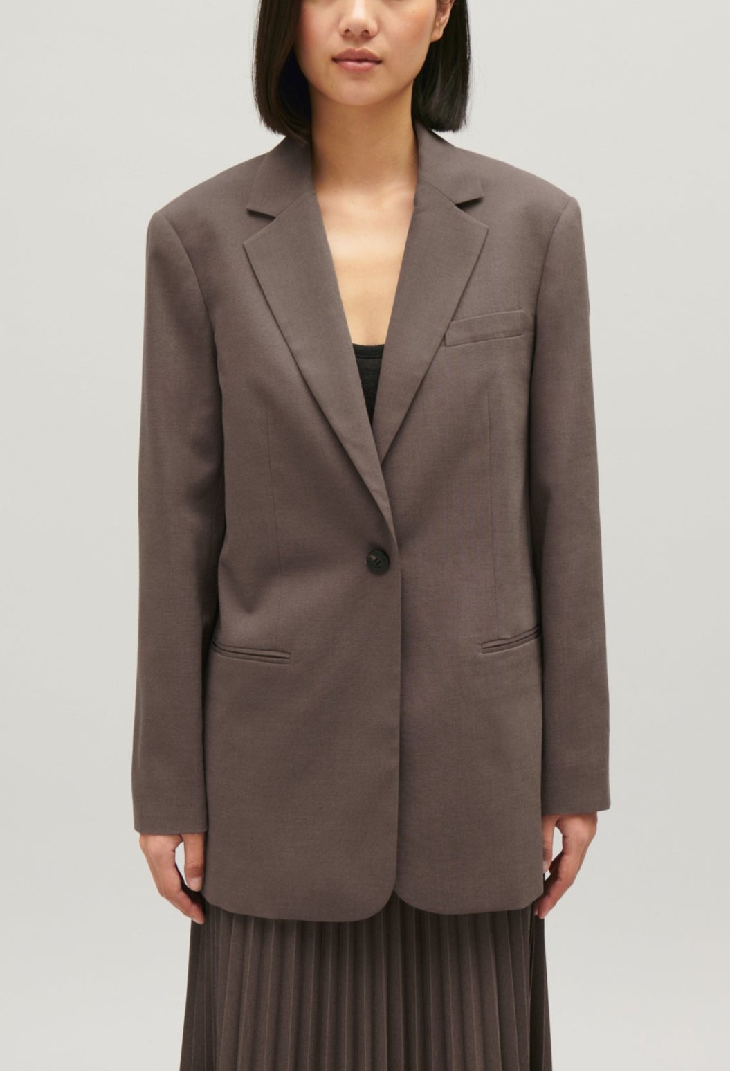 Claudie Pierlot - Verso Tailored Jacket - Iced Brown