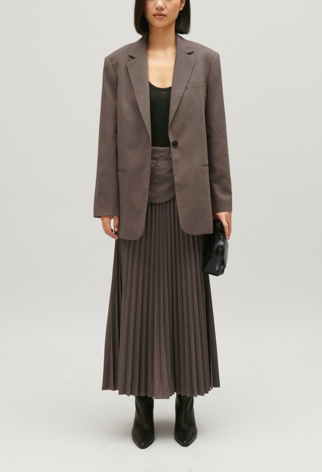 Claudie Pierlot - Verso Tailored Jacket - Iced Brown