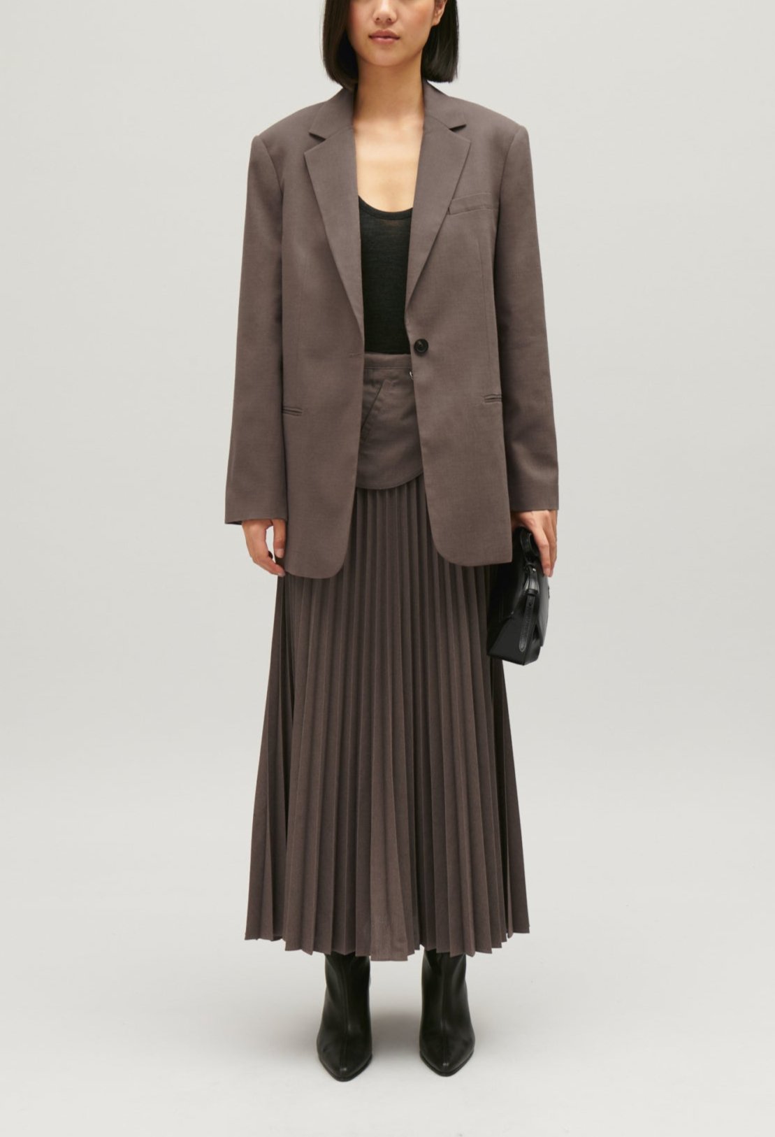 Claudie Pierlot - Verso Tailored Jacket - Iced Brown