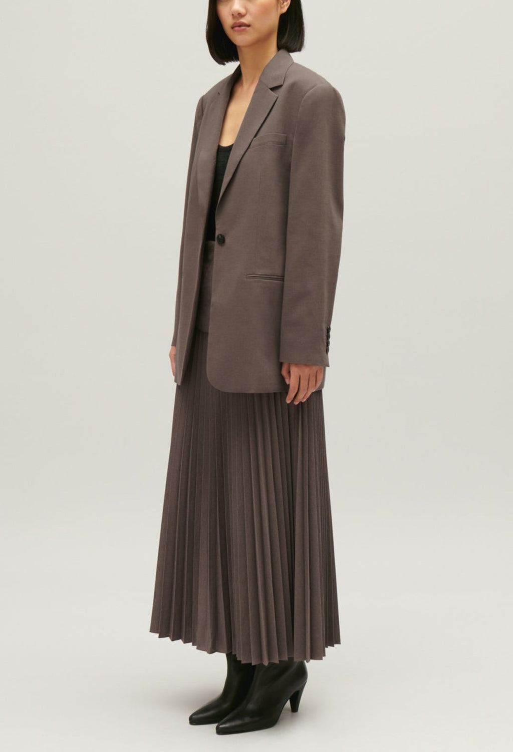 Claudie Pierlot - Verso Tailored Jacket - Iced Brown