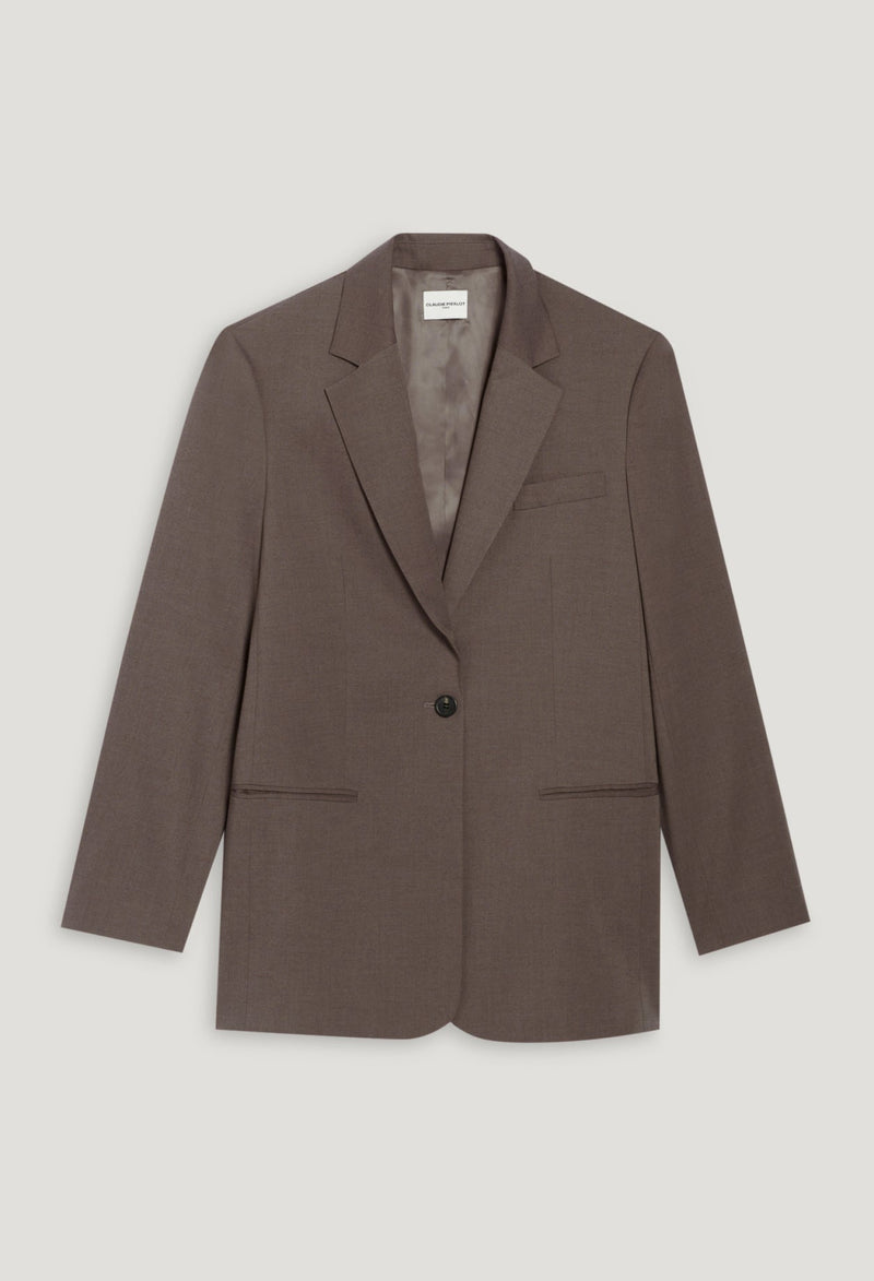 Claudie Pierlot - Veste Tailleur - Verso - Marron Glace