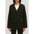 Chaqueta de traje extragrande negra