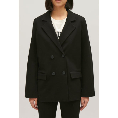 Chaqueta de traje extragrande negra