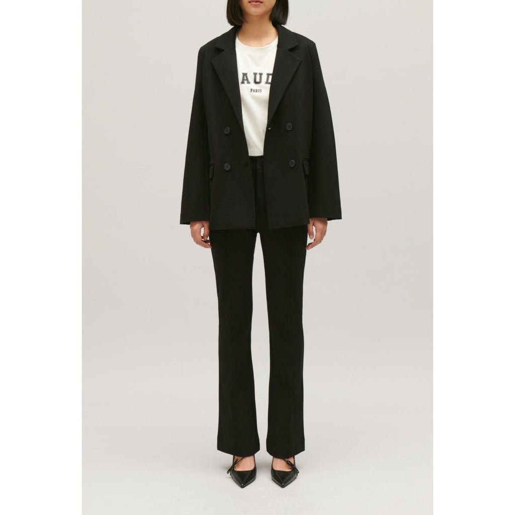 Chaqueta de traje extragrande negra