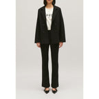 Chaqueta de traje extragrande negra