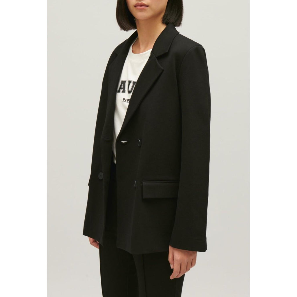 Chaqueta de traje extragrande negra