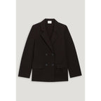 Chaqueta de traje extragrande negra