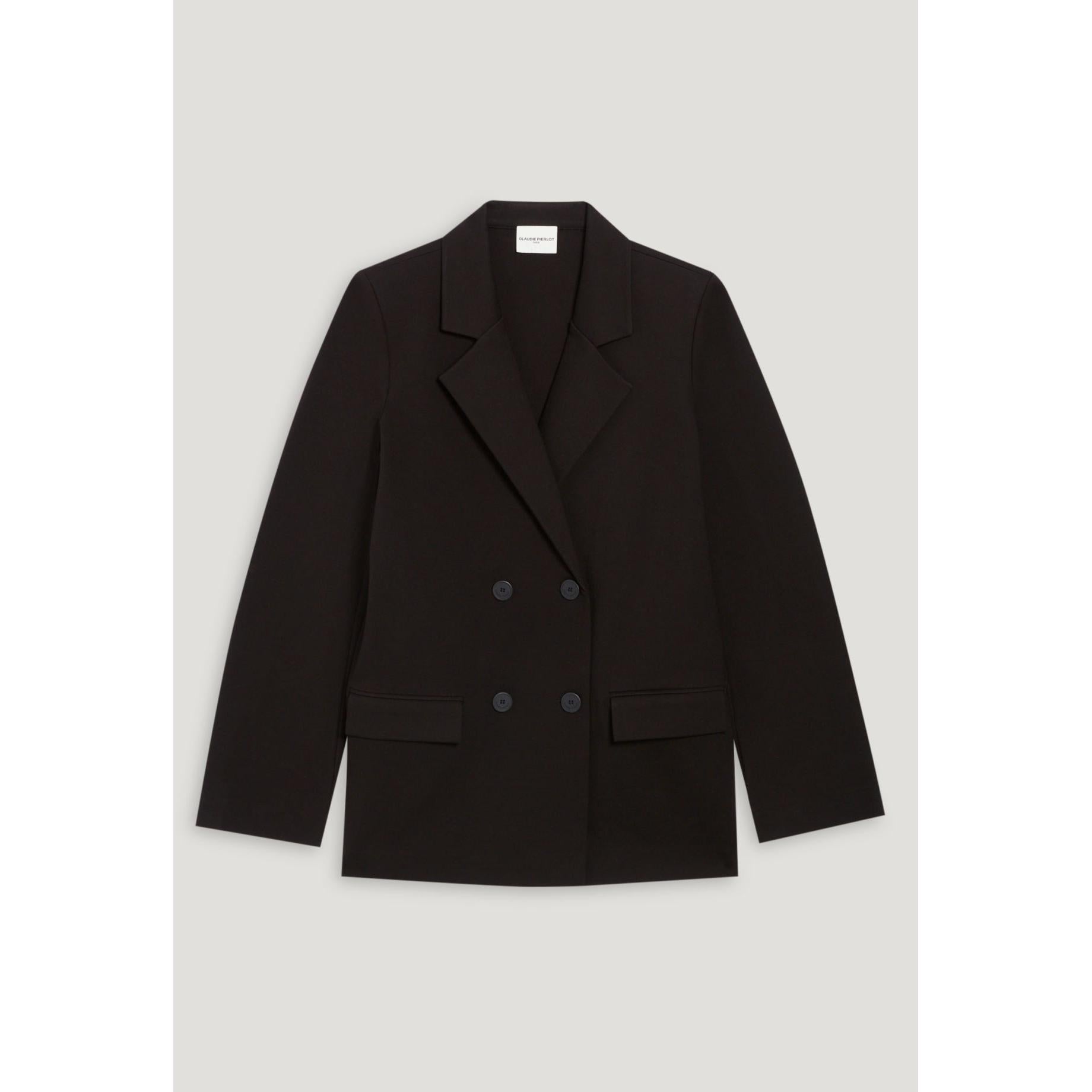 Chaqueta de traje extragrande negra