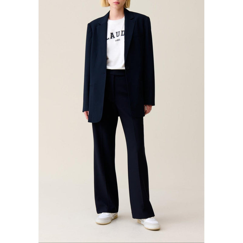 Chaqueta de traje extragrande azul marino