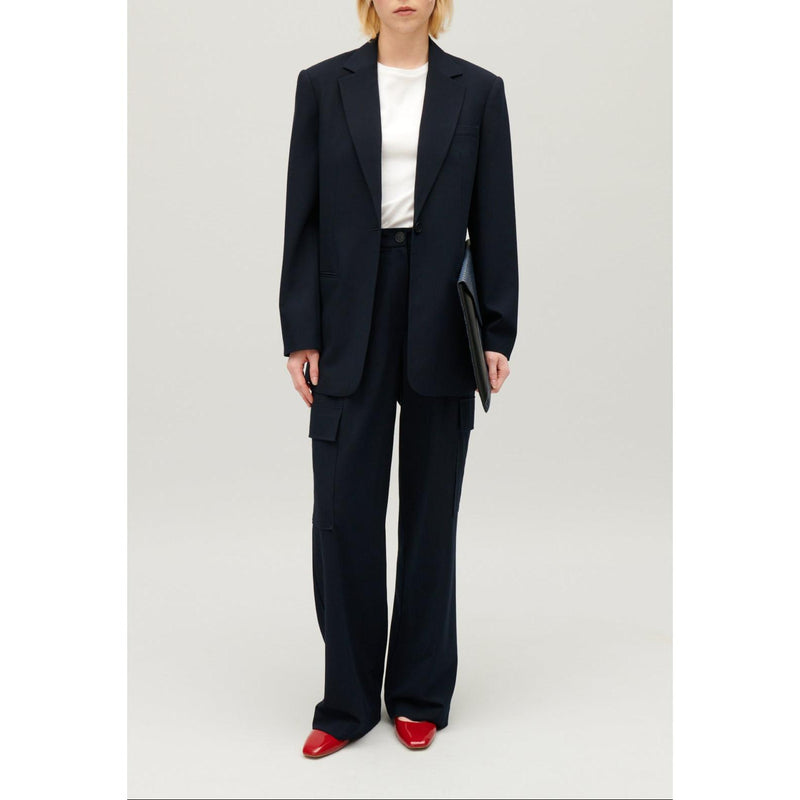 Veste Tailleur Oversize Marine
