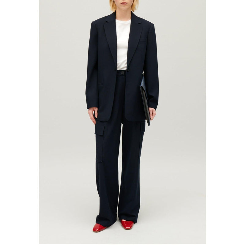 Chaqueta de traje extragrande azul marino