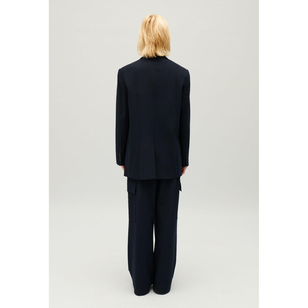 Chaqueta de traje extragrande azul marino