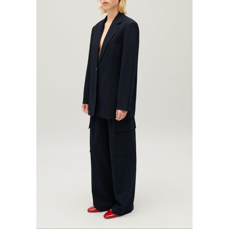 Chaqueta de traje extragrande azul marino
