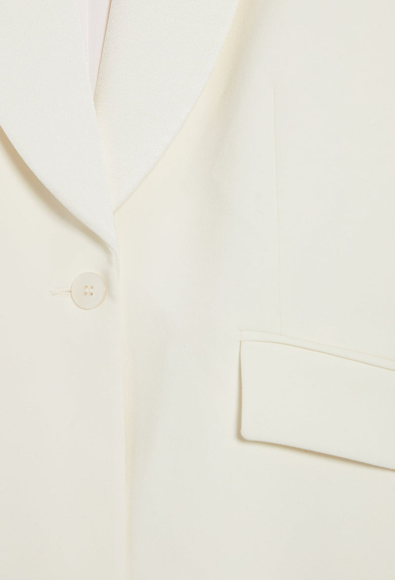 Claudie Pierlot - Veste Tailleur - Velours - Blanc