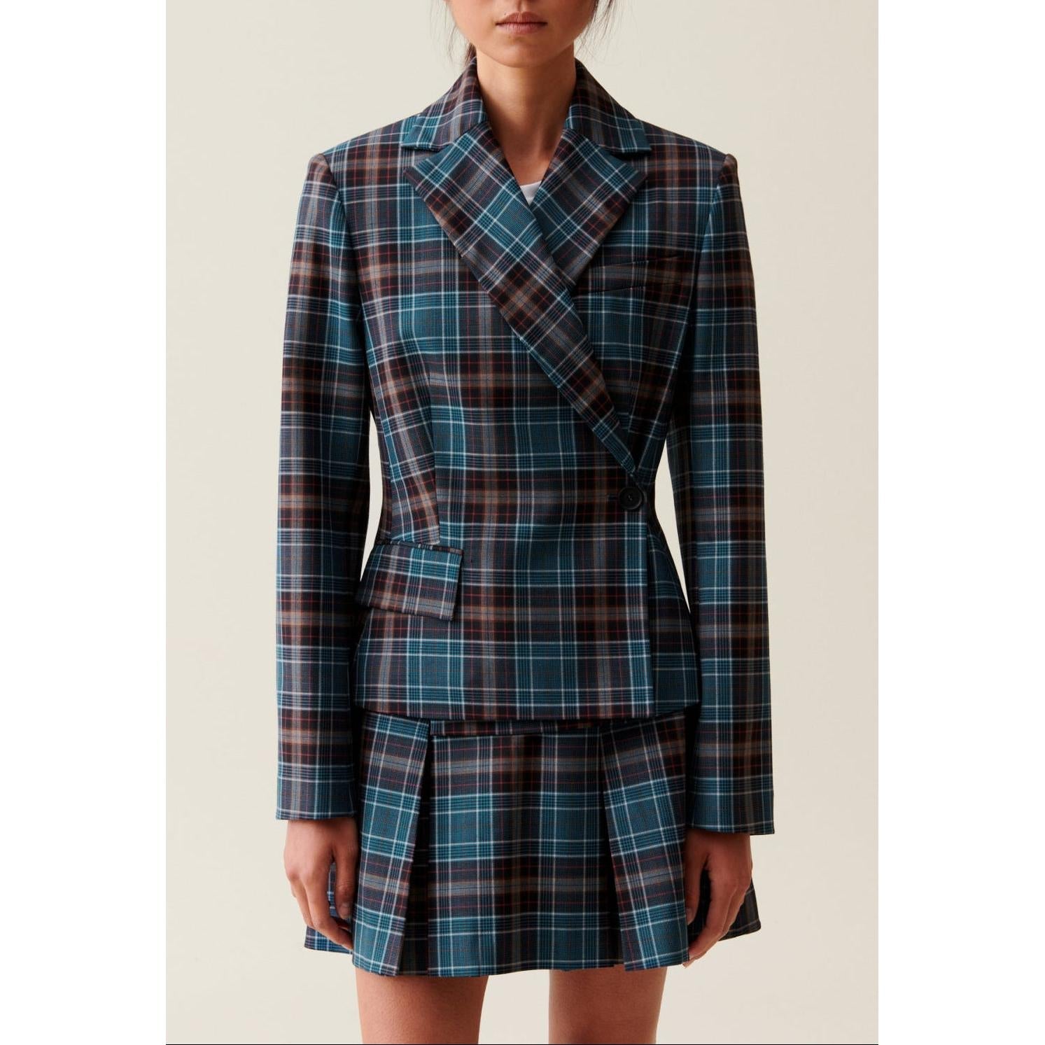 Claudie Pierlot - Checked Tailored Jacket