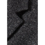 Claudie Pierlot - Chaqueta Tweed Gris de Lana Mezclada