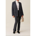Chaqueta Sastre de Rayas Oversized