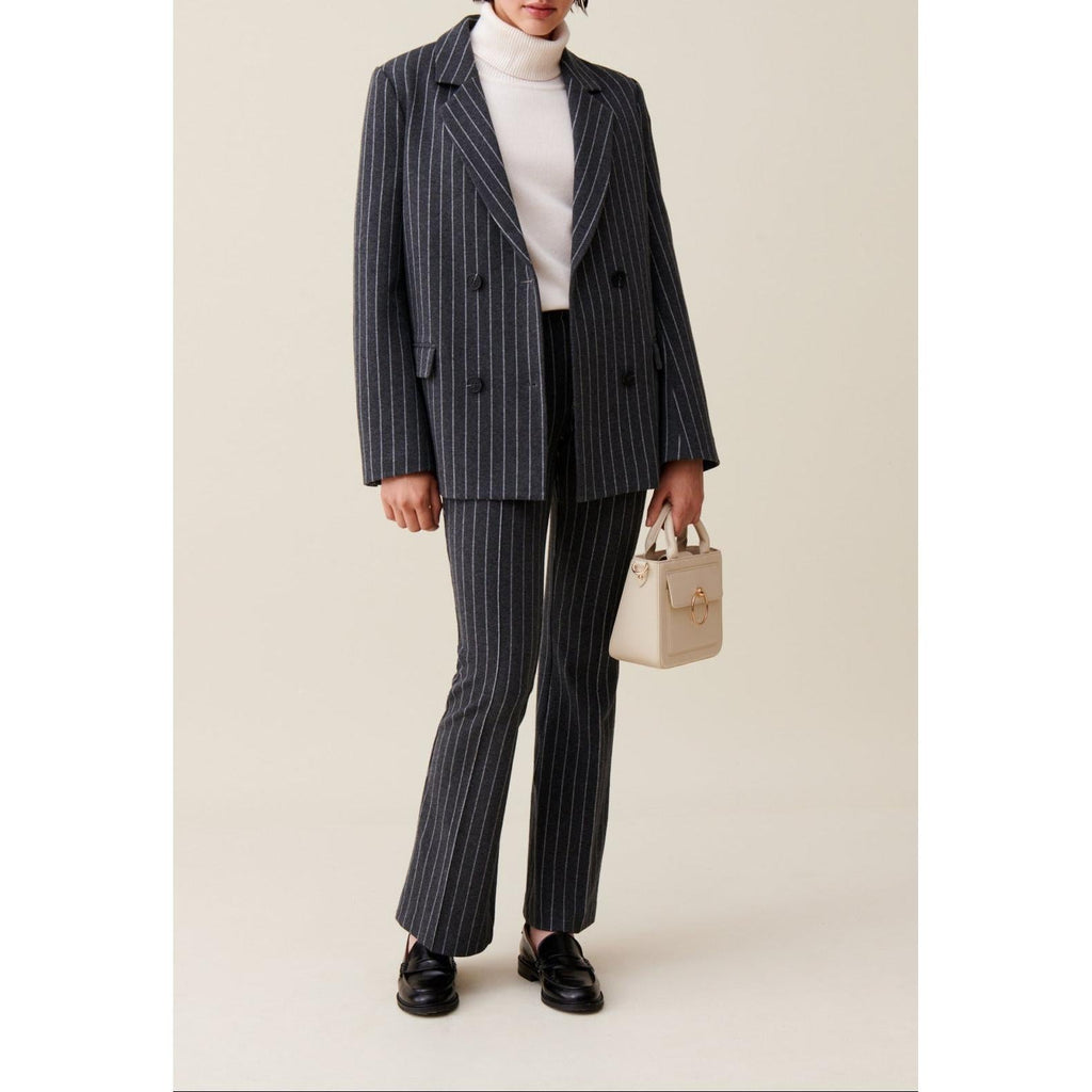 Claudie Pierlot - Oversized Striped Tailored Jacket