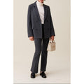 Claudie Pierlot - Oversized Striped Tailored Jacket