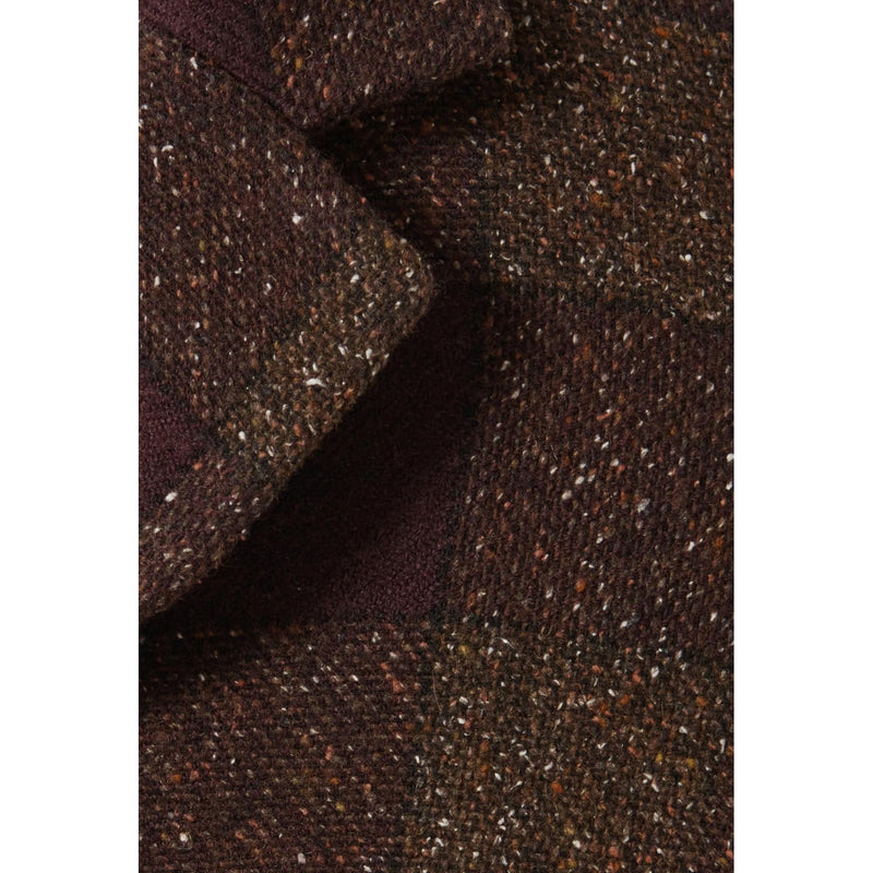 Veste Courte Carreaux Boutonnée