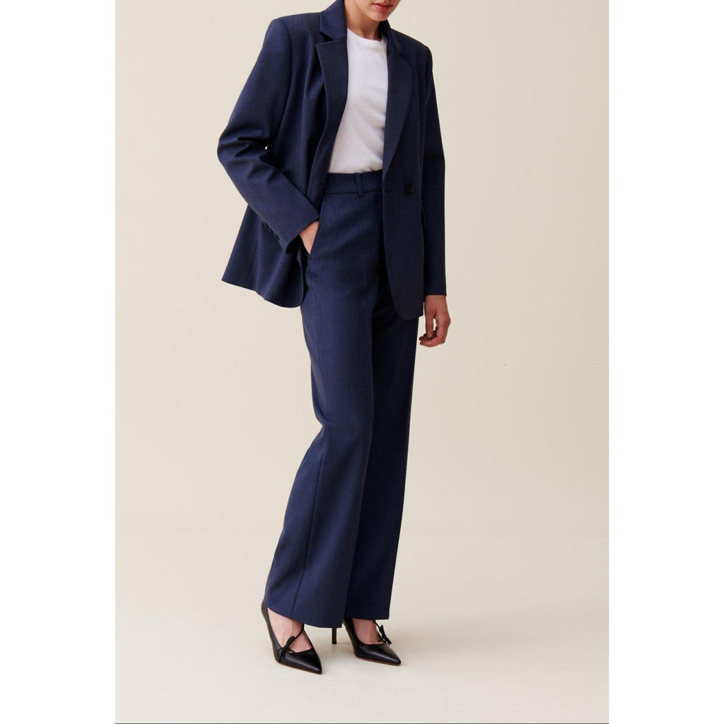 Claudie Pierlot - Double-Breasted Tailored Jacket Navy