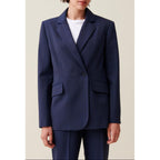 Claudie Pierlot - Double-Breasted Tailored Jacket Navy