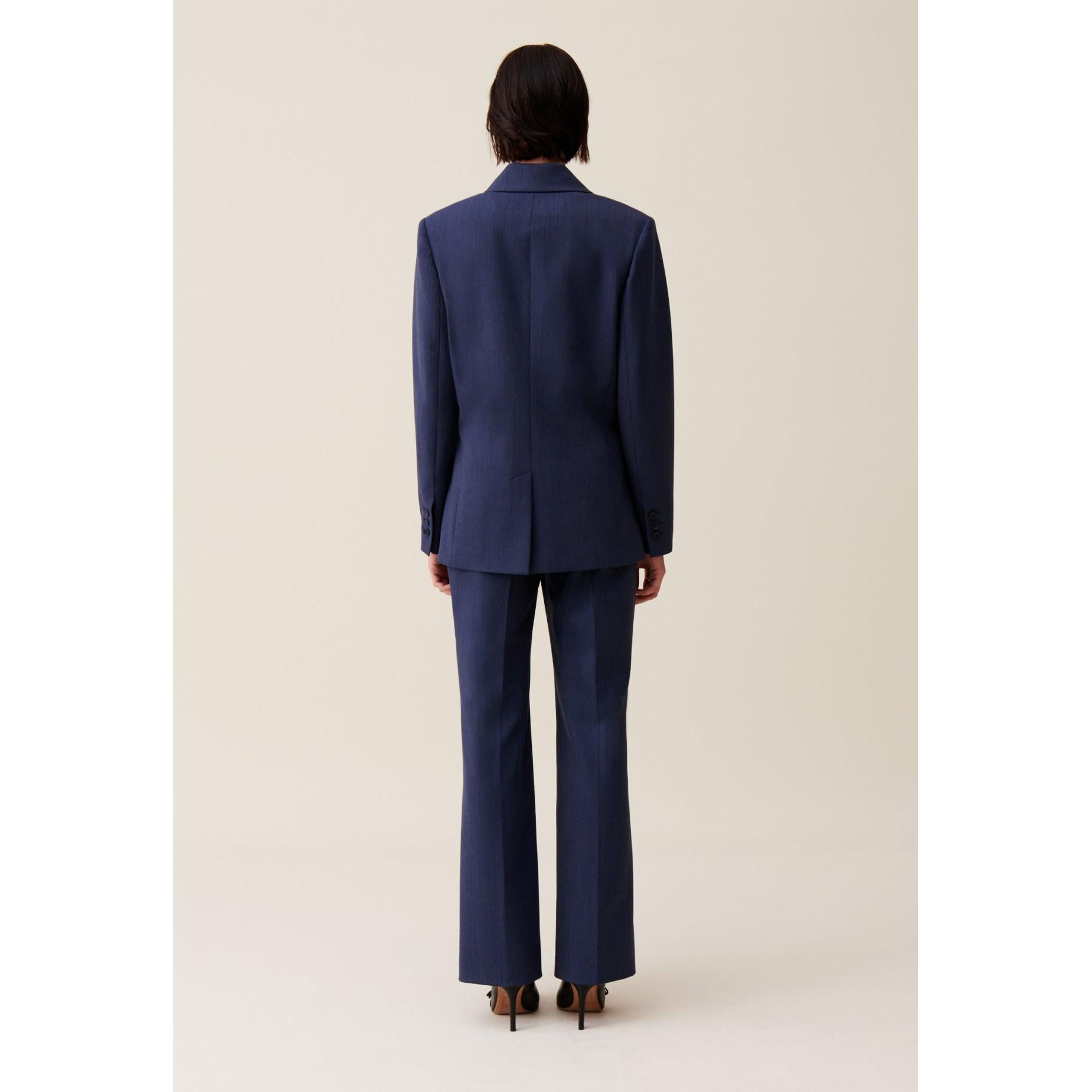 Claudie Pierlot - Double-Breasted Tailored Jacket Navy