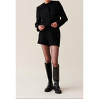 Claudie Pierlot - Black Straight Tweed Jacket